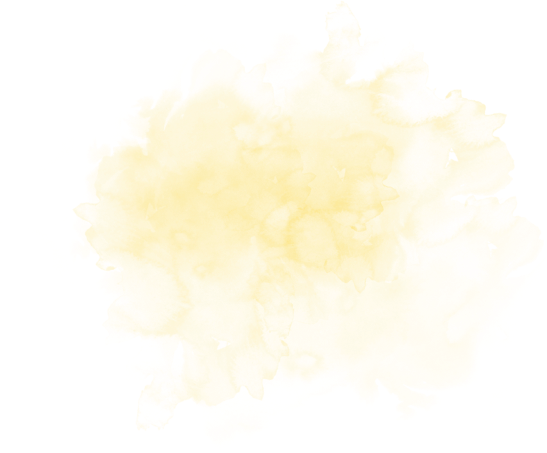 Hand painted yellow watercolor background
